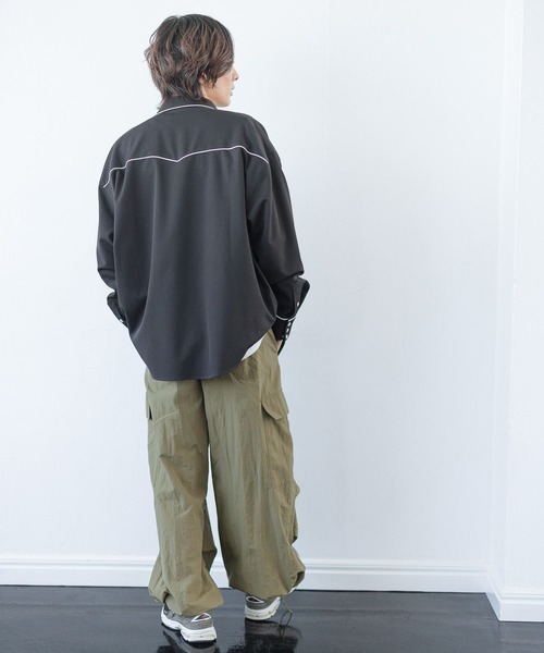 PBLIM（ページボーイリム）の「PAGEBOYLIM/ウエスタンシャツ（シャツ/ブラウス・レディース・イエロー系その他/ブラウン/ブラック・FREE）」の9枚目の写真