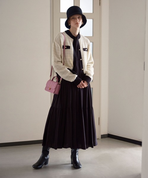 N.（N. Natural Beauty Basic）（エヌエヌナチュラルビューティーベーシック）の「【横田ひかるさん着用】◆キルティングフラップミニショルダーバッグ（ショルダーバッグ・レディース・ブラック/ピンク/ブラウン系その他・ﾌﾘ-）」の12枚目の写真