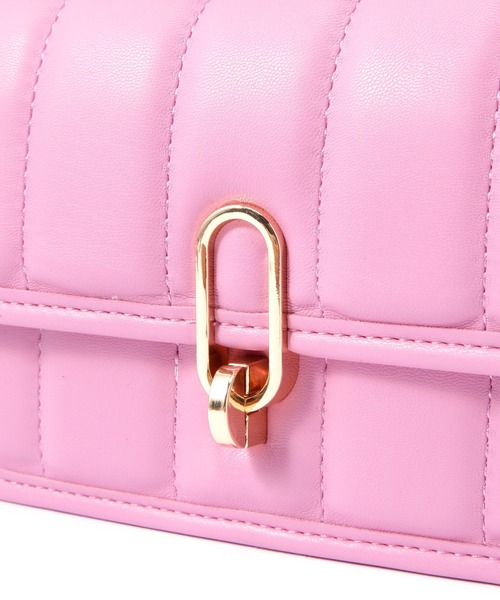 N.（N. Natural Beauty Basic）（エヌエヌナチュラルビューティーベーシック）の「【横田ひかるさん着用】◆キルティングフラップミニショルダーバッグ（ショルダーバッグ・レディース・ブラック/ピンク/ブラウン系その他・ﾌﾘ-）」の21枚目の写真