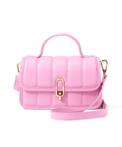 N.（N. Natural Beauty Basic）（エヌエヌナチュラルビューティーベーシック）の「【横田ひかるさん着用】◆キルティングフラップミニショルダーバッグ（ショルダーバッグ・レディース・ブラック/ピンク/ブラウン系その他・ﾌﾘ-）」の19枚目の写真