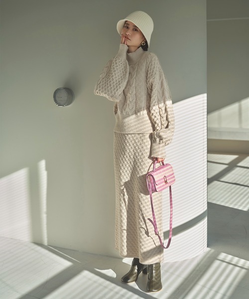 N.（N. Natural Beauty Basic）（エヌエヌナチュラルビューティーベーシック）の「【横田ひかるさん着用】◆キルティングフラップミニショルダーバッグ（ショルダーバッグ・レディース・ブラック/ピンク/ブラウン系その他・ﾌﾘ-）」の17枚目の写真