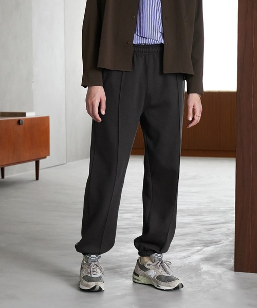 【関税込み】Etudes ネイビー The City ルーズ スウェットパンツ 新品 USA製 LOS ANGELES APPAREL 14oz Sweat Pants (ASH GREY