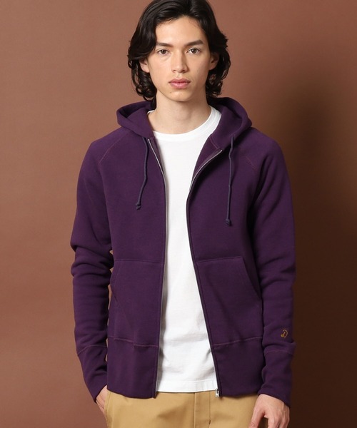 DRESSTERIOR(ドレステリア)の「【ベストセラー】デキシー吊裏毛ジップアップパーカ(パーカー・メンズ・ボルドー/ネイビー/ライトグレー/パープル系/ネイビー系1/ブルー/マスタード・91/92/94)」の8枚目の写真