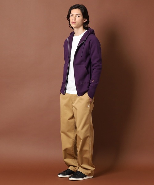 DRESSTERIOR(ドレステリア)の「【ベストセラー】デキシー吊裏毛ジップアップパーカ(パーカー・メンズ・ボルドー/ネイビー/ライトグレー/パープル系/ネイビー系1/ブルー/マスタード・91/92/94)」の9枚目の写真