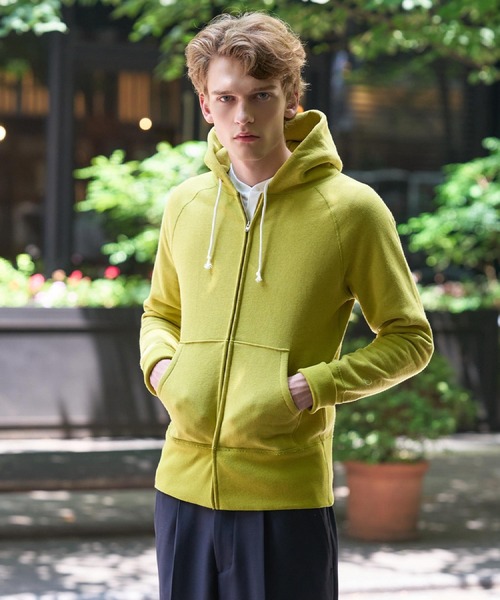DRESSTERIOR(ドレステリア)の「【ベストセラー】デキシー吊裏毛ジップアップパーカ(パーカー・メンズ・ボルドー/ネイビー/ライトグレー/パープル系/ネイビー系1/ブルー/マスタード・91/92/94)」の16枚目の写真