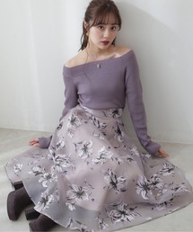 PROPORTION BODY DRESSING | ラバーフラワータックスカート / 1212220916(スカート)