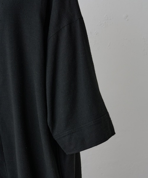 BEARDSLEY（ビアズリー）の「フロントファスナーがワンポイント 好みの開きに 裾バルーンオールインワン（つなぎ/オールインワン・レディース・ブラック・FREE）」の8枚目の写真