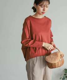 『WEB/一部店舗限定サイズ』コットンバックタックプルオーバー