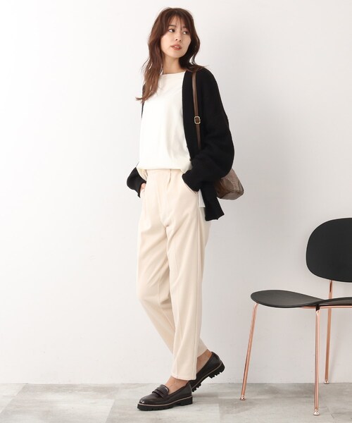 DRESKIP(ドレスキップ)の「◆裏に秘密(工夫)テーパードパンツ(その他パンツ・レディース・ネイビー系2/ブラック系2/オフホワイト/ブラック/オレンジ・04/02/03)」の18枚目の写真