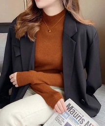 Girly Doll | ボトルネックニットトップス(ニット/セーター)