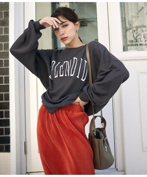 ANAP | かすれプリント裏毛プルオーバー(スウェット)