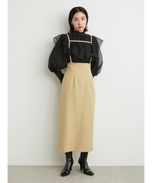 LILY BROWN | サスぺ付きディープベンツタイトSK(スカート)