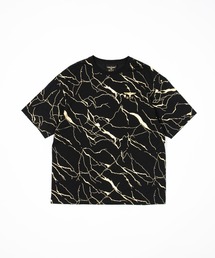 【BOY LONDON】GOLDEN CRACKED PRINT TEE
