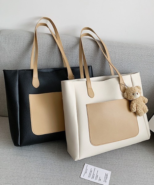 クマ顔トートバッグ ベージュ ≪OUTLET≫ジムボバートキャンバストート(クマ): ALL｜Bleu