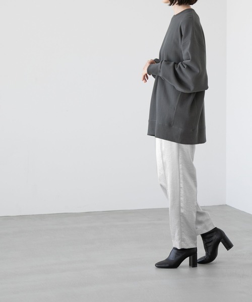 yuw（ユウ）の「ＵＮＩＳＥＸヘビースウェット　170711（スウェット・レディース・ブラック/グレー/ピンク/グリーン・FREE）」の21枚目の写真