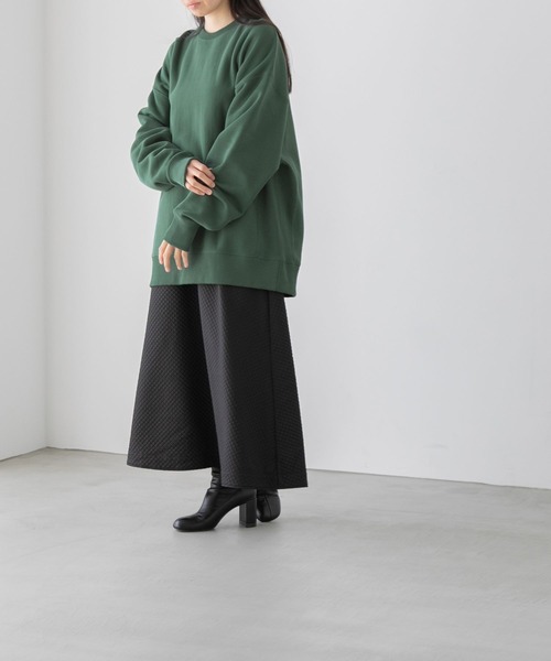 yuw（ユウ）の「ＵＮＩＳＥＸヘビースウェット　170711（スウェット・レディース・ブラック/グレー/ピンク/グリーン・FREE）」の11枚目の写真