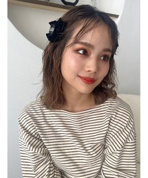 jumelle | ベロアリボンクリップ(バレッタ/ヘアクリップ)