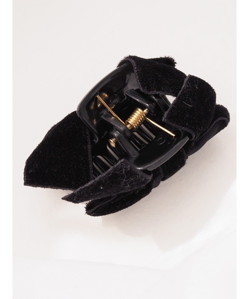 jumelle(ジュメロ)の「ベロアリボンクリップ(バレッタ/ヘアクリップ・レディース・ブラック・FREE)」の13枚目の写真