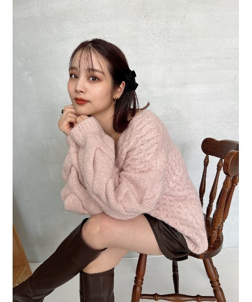 jumelle(ジュメロ)の「ベロアリボンクリップ(バレッタ/ヘアクリップ・レディース・ブラック・FREE)」の10枚目の写真