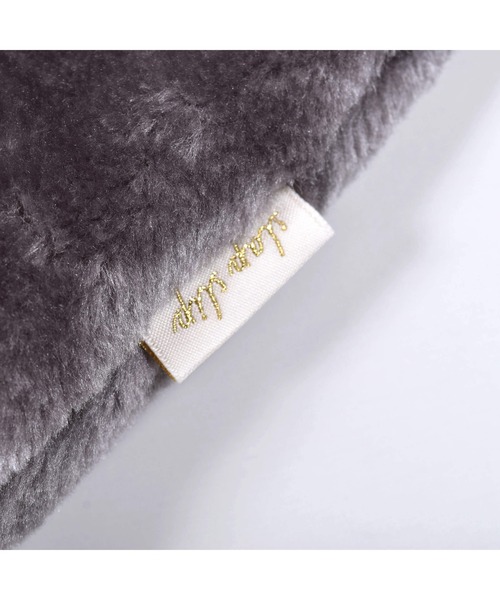 SLAP SLIP(スラップスリップ)の「SLAPSLIP/もこもこボア無地ヒョウ柄台形スカート(90~130cm)(デニムスカート・キッズ・グレー/ホワイト系その他・90/100/110/120/130)」の11枚目の写真