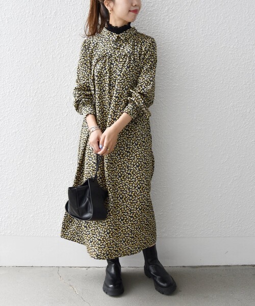 SHIPS any☆タイニーフラワー☆コットンワンピース☆夏 SHIPS any