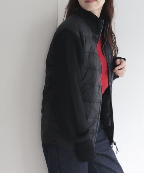 TAION(タイオン)の「【TAION/タイオン】ハイネックニットダウンカーディガン TAION-102WZSN(ニット/セーター・レディース・ブラック/チャコールグレー/ベージュ・FREE)」の14枚目の写真