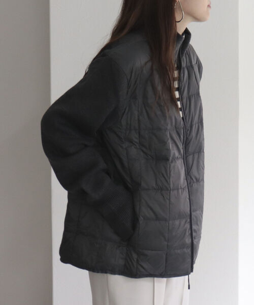 TAION(タイオン)の「【TAION/タイオン】ハイネックニットダウンカーディガン TAION-102WZSN(ニット/セーター・レディース・ブラック/チャコールグレー/ベージュ・FREE)」の22枚目の写真