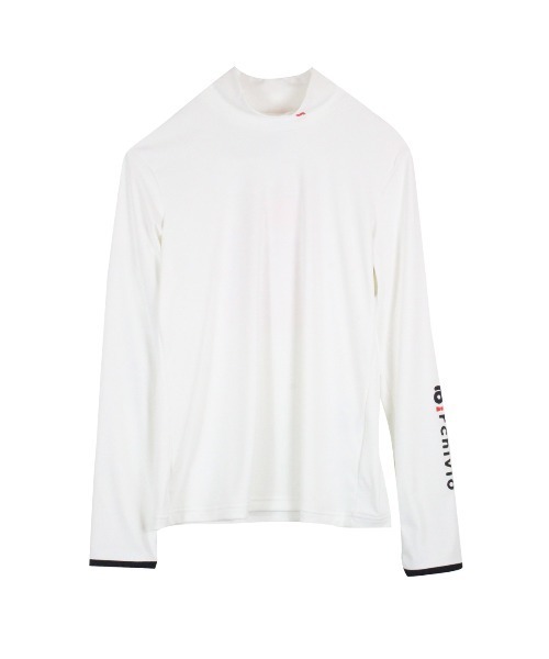 archivio(アルチビオ)の「<LADIES>アルチビオゴルフウェア ベーシックハイネックプルオーバー(Tシャツ/カットソー・レディース・レッド/ブラック/ホワイト・S/M/L)」の2枚目の写真