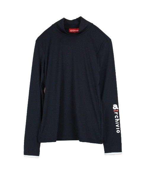 archivio(アルチビオ)の「<LADIES>アルチビオゴルフウェア ベーシックハイネックプルオーバー(Tシャツ/カットソー・レディース・レッド/ブラック/ホワイト・S/M/L)」の3枚目の写真
