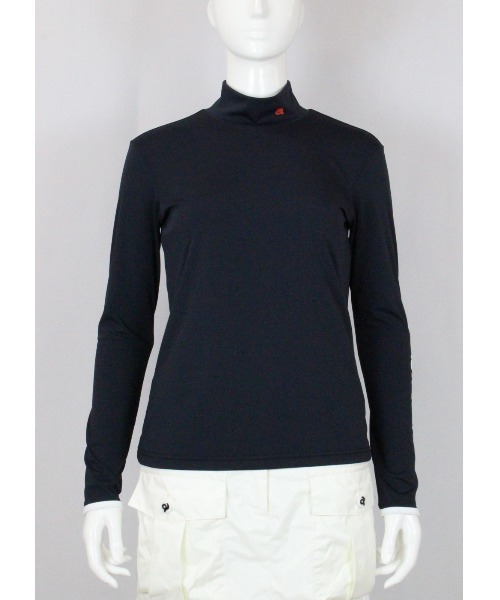 archivio(アルチビオ)の「<LADIES>アルチビオゴルフウェア ベーシックハイネックプルオーバー(Tシャツ/カットソー・レディース・レッド/ブラック/ホワイト・S/M/L)」の4枚目の写真
