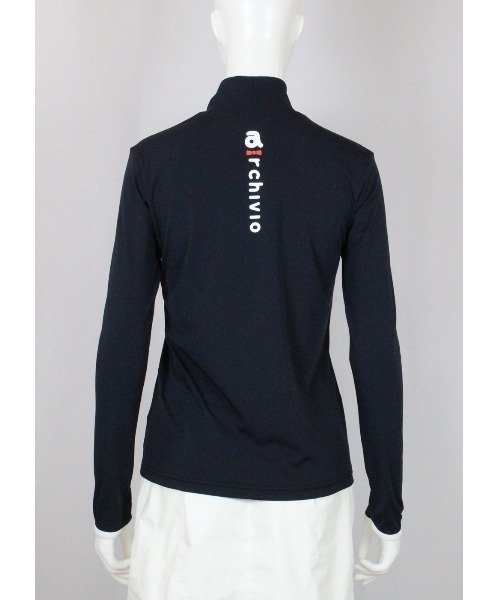 archivio(アルチビオ)の「<LADIES>アルチビオゴルフウェア ベーシックハイネックプルオーバー(Tシャツ/カットソー・レディース・レッド/ブラック/ホワイト・S/M/L)」の5枚目の写真