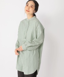 studio CLIP | カラーストライプシャツチュニック(シャツ/ブラウス)