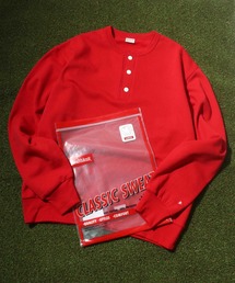 Healthknit（ヘルスニット）の「Healthknit（ヘルスニット）クラシック ヘンリーネック裏起毛スウェットトップス メンズ レディース/トレーナー無地トップス（スウェット）」