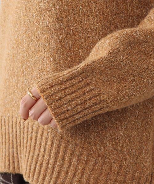 DRESKIP(ドレスキップ)の「◆【ふわふわで魅せる】ミックスカラー ハイネックニット(ニット/セーター・レディース・パープル系/グレー系その他/ライトベージュ/オレンジ/グリーン系/ピンク系・02/03)」の11枚目の写真