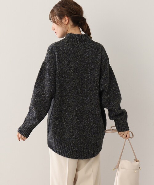 DRESKIP(ドレスキップ)の「◆【ふわふわで魅せる】ミックスカラー ハイネックニット(ニット/セーター・レディース・パープル系/グレー系その他/ライトベージュ/オレンジ/グリーン系/ピンク系・02/03)」の16枚目の写真