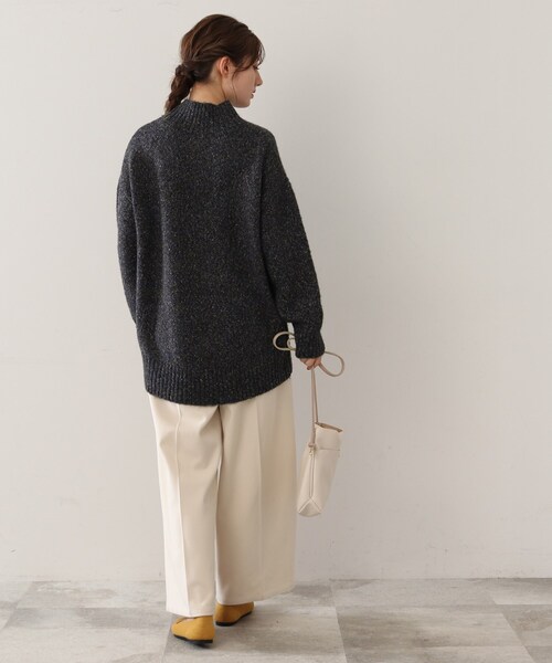 DRESKIP(ドレスキップ)の「◆【ふわふわで魅せる】ミックスカラー ハイネックニット(ニット/セーター・レディース・パープル系/グレー系その他/ライトベージュ/オレンジ/グリーン系/ピンク系・02/03)」の19枚目の写真