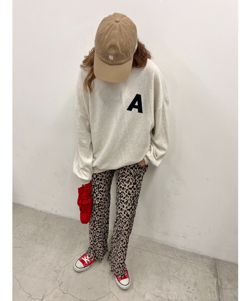 WC（ダブル シー）の「レオパードフレアパンツ（スラックス・レディース・アイボリー/ブラウン/ブラック・FREE）」の7枚目の写真