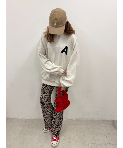 WC（ダブル シー）の「レオパードフレアパンツ（スラックス・レディース・アイボリー/ブラウン/ブラック・FREE）」の4枚目の写真