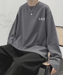 BASQUE magenta | LFET ワンポイント オーバーサイズ ロンＴ(Tシャツ/カットソー)