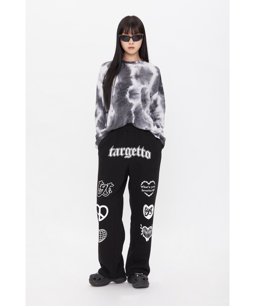 TARGETTO(ターゲット)の「【TARGETTO 】タイダイニットティーシャツ / TIE DYE KNIT TEE SHIRT(Tシャツ/カットソー・レディース・オレンジ/マルチ・FREE)」の6枚目の写真