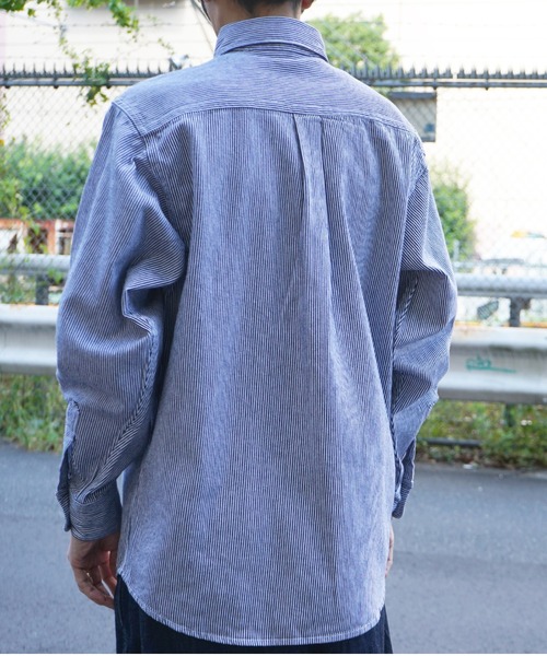 BEN DAVIS（ベンデイビス）の「《BEN DAVIS USA》 HEAVY WEIGHT WORK SHIRTS（シャツ/ブラウス・メンズ・ストライプ・MEDIUM/X-LARGE/LARGE）」の7枚目の写真