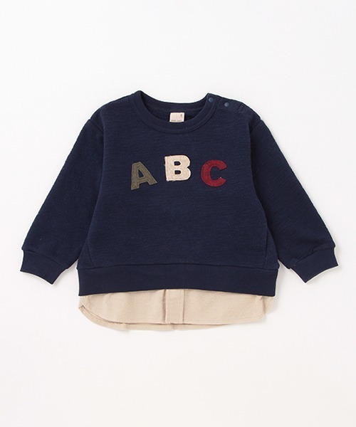 petit main(プティマイン)の「ABCアップリケトレーナー(スウェット・キッズ・アイボリー/ネイビー・110cm/120cm/140cm/100cm/130cm/80cm/150cm/90cm)」の20枚目の写真