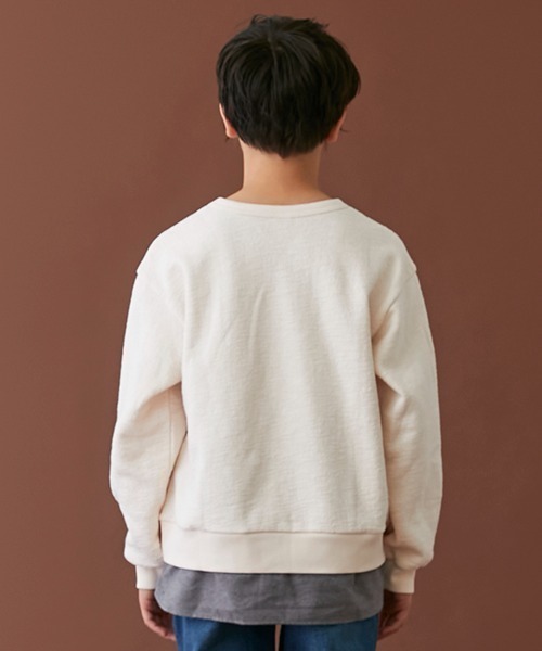 petit main(プティマイン)の「ABCアップリケトレーナー(スウェット・キッズ・アイボリー/ネイビー・110cm/120cm/140cm/100cm/130cm/80cm/150cm/90cm)」の18枚目の写真