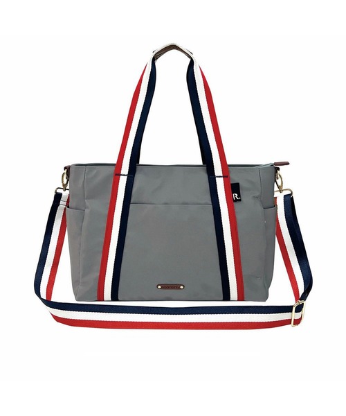 ROOTOTE(ルートート)の「ルートート/LT.A4.7pocketsーTAPE-A(ショルダーバッグ・レディース・ブラック/グレー系その他/レッド/ベージュ/ネイビー・FREE)」の3枚目の写真