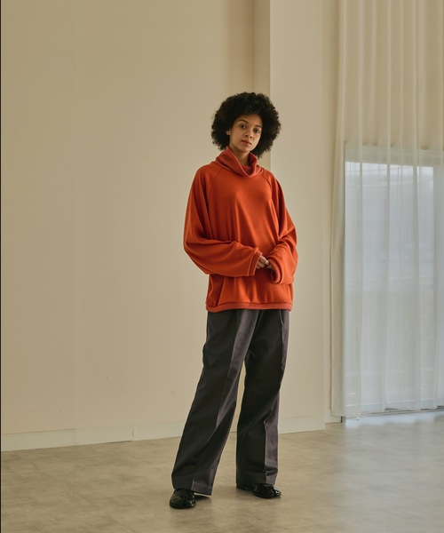 COLIN(コリン)の「COLIN:Benjamin VOLUME NECK RAGLAN KNIT / Benjamin ボリュームネック ラグラン ニットソー(ニット/セーター・メンズ・ブラック/オレンジ/グリーン・M/L)」の6枚目の写真