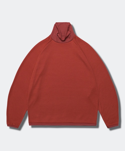 COLIN(コリン)の「COLIN:Benjamin VOLUME NECK RAGLAN KNIT / Benjamin ボリュームネック ラグラン ニットソー(ニット/セーター・メンズ・ブラック/オレンジ/グリーン・M/L)」の10枚目の写真