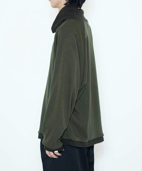 COLIN(コリン)の「COLIN:Benjamin VOLUME NECK RAGLAN KNIT / Benjamin ボリュームネック ラグラン ニットソー(ニット/セーター・メンズ・ブラック/オレンジ/グリーン・M/L)」の21枚目の写真