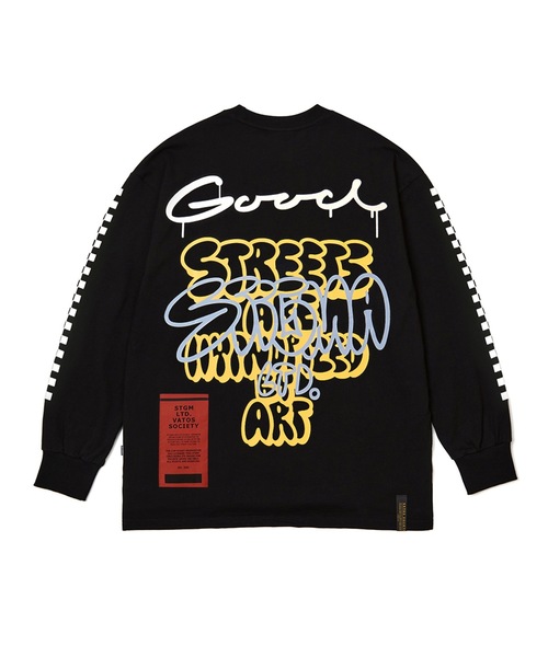 STIGMA（スティグマ）の「【STIGMA 】22 ボムオーバーサイズ ロングスリーブティーシャツ  / 22 BOMB OVERSIZED LONG SLEEVES T-SHIRTS（Tシャツ/カットソー・レディース・ブラック・MEDIUM/LARGE/X-LARGE）」の3枚目の写真