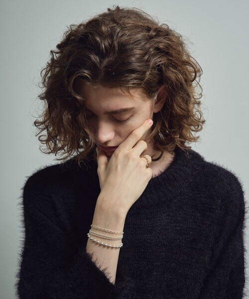 and cloud(アンドクラウド)の「Gradation Ball Chain Snake Bracelet(ブレスレット・レディース・シルバー・FREE)」の5枚目の写真