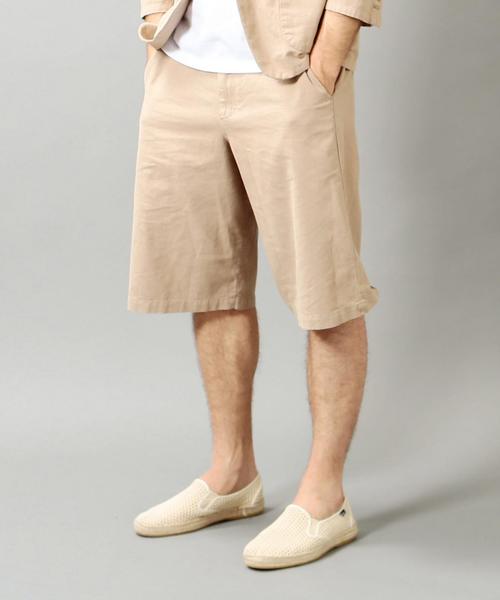 BEAUTY&YOUTH UNITED ARROWS（ビューティーアンドユースユナイテッドアローズ）の「【WEB限定】by ∴ コットン リネン ショートパンツ◆（その他パンツ・メンズ・ネイビー/ベージュ・LARGE/MEDIUM/SMALL）」の7枚目の写真